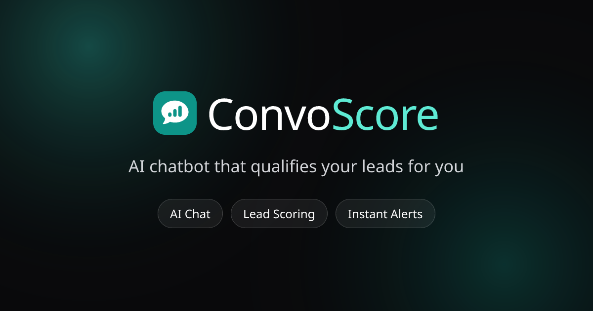 ConvoScore: AI Request Qualification Chatbot